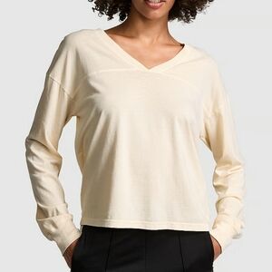 PINK VS Cotton V-Neck Long Sleeve Tee, size XL